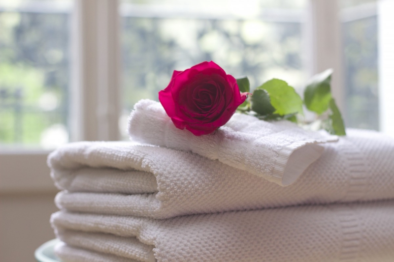 chambre-hote-REGUSSE-min_towel_rose_clean_care_salon_spa_white_bath-731641